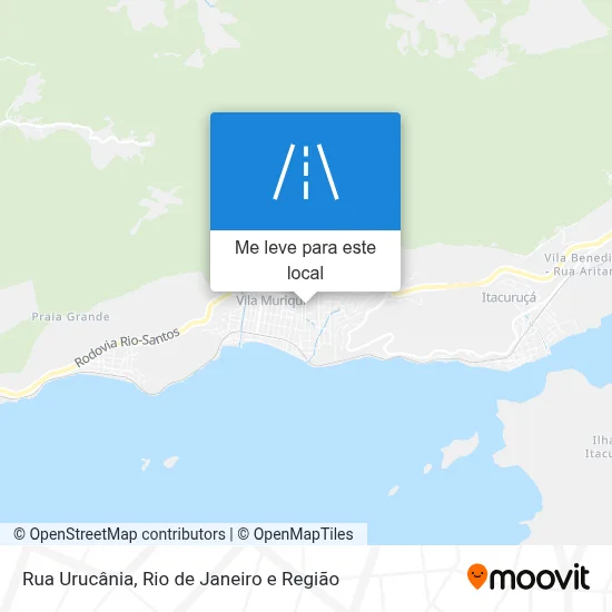 Rua Urucânia mapa