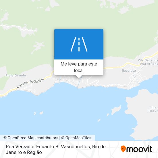 Rua Vereador Eduardo B. Vasconcellos mapa