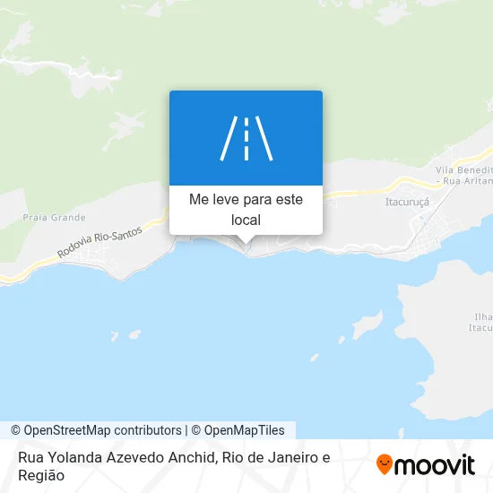 Rua Yolanda Azevedo Anchid mapa