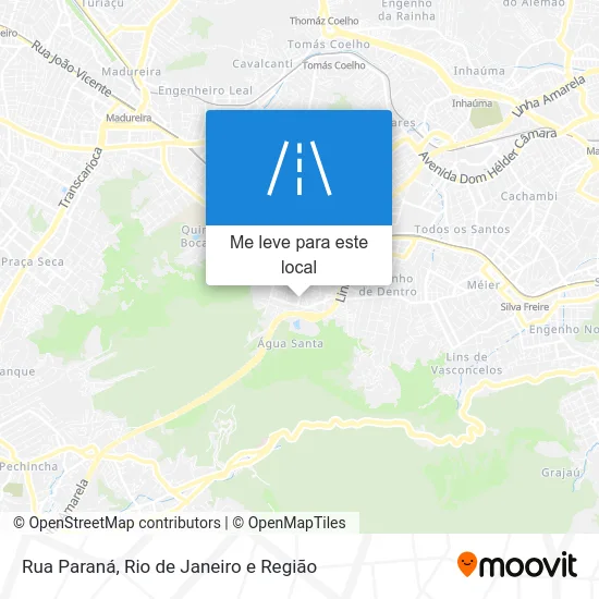 Rua Paraná mapa