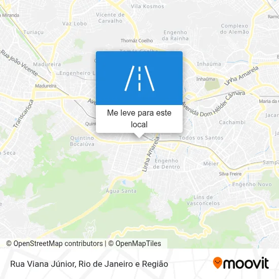 Rua Viana Júnior mapa
