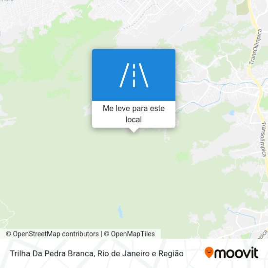 Trilha Da Pedra Branca mapa