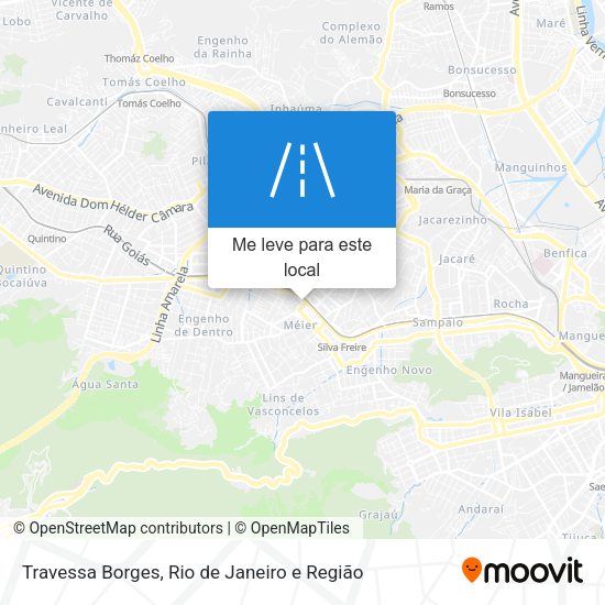 Travessa Borges mapa