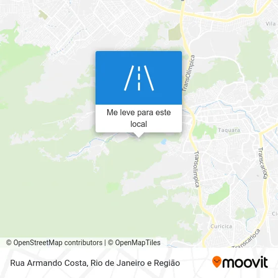 Rua Armando Costa mapa