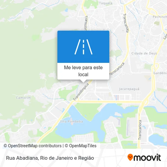 Rua Abadiana mapa