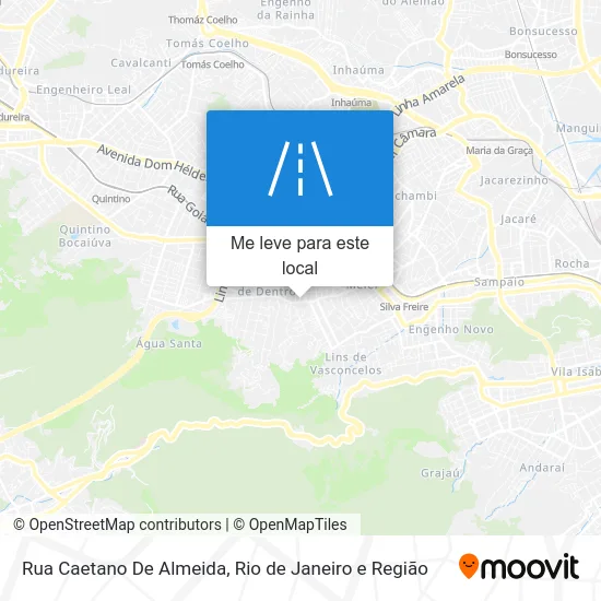 Rua Caetano De Almeida mapa
