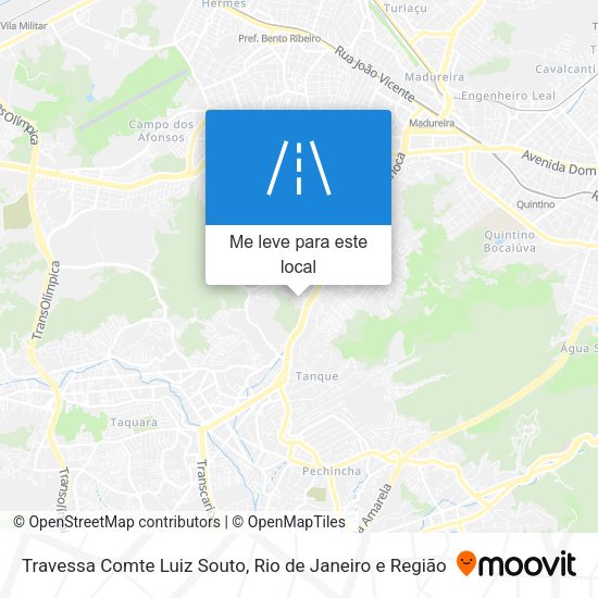 Travessa Comte Luiz Souto mapa