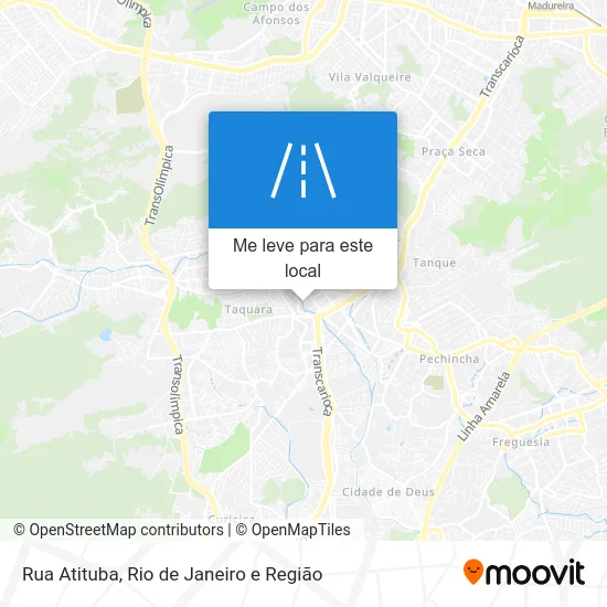Rua Atituba mapa