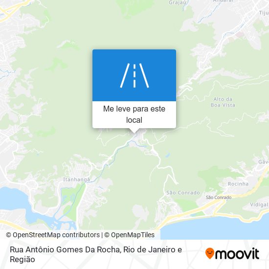 Rua Antônio Gomes Da Rocha mapa
