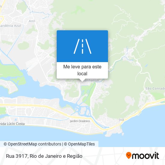 Rua 3917 mapa