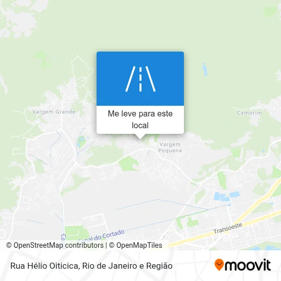 Rua Hélio Oiticica mapa
