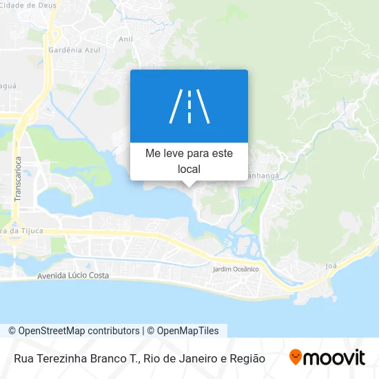 Rua Terezinha Branco T. mapa