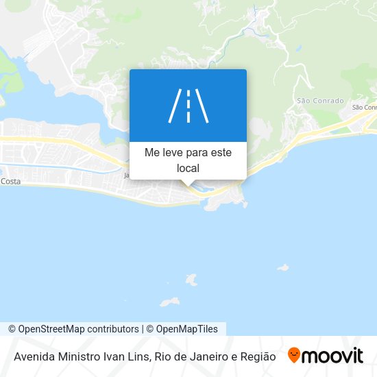 Avenida Ministro Ivan Lins mapa