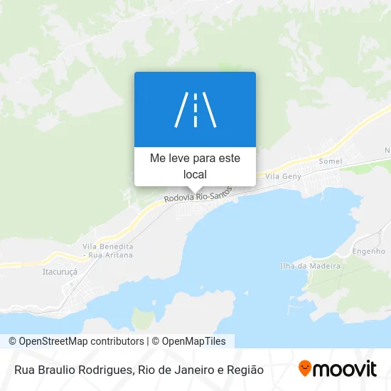 Rua Braulio Rodrigues mapa