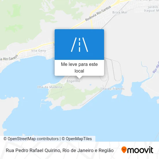 Rua Pedro Rafael Quirino mapa