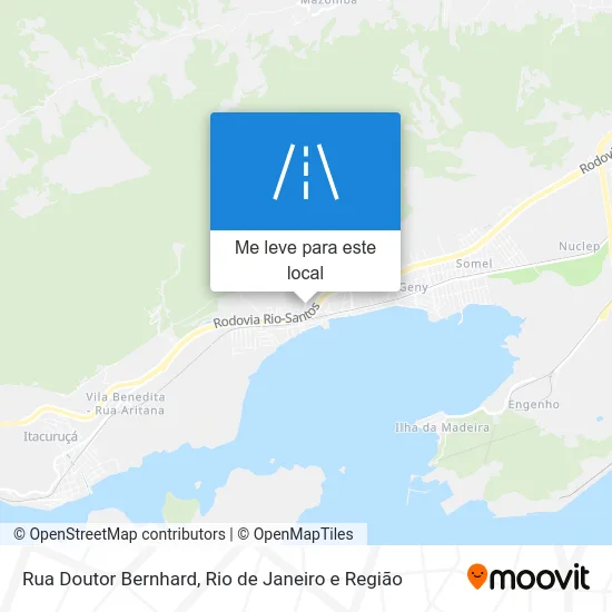 Rua Doutor Bernhard mapa