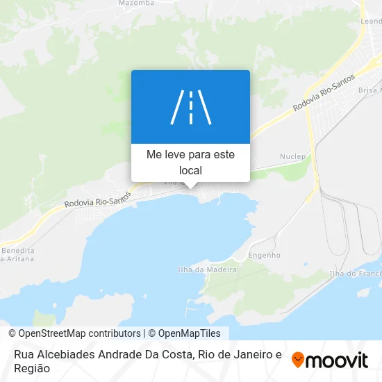Rua Alcebiades Andrade Da Costa mapa