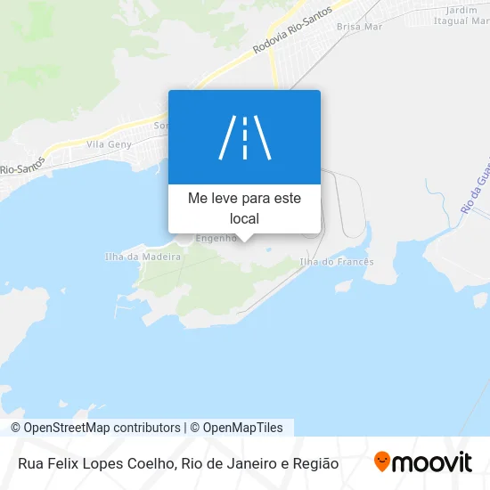 Rua Felix Lopes Coelho mapa