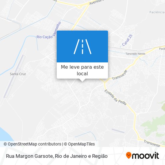 Rua Margon Garsote mapa