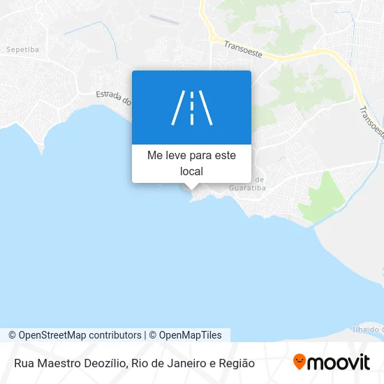 Rua Maestro Deozílio mapa