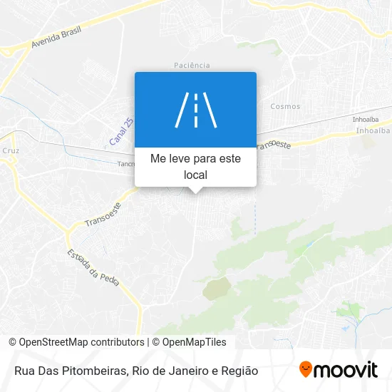 Rua Das Pitombeiras mapa