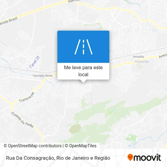 Rua Da Consagração mapa