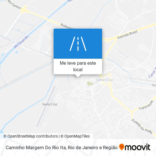 Caminho Margem Do Rio Ita mapa