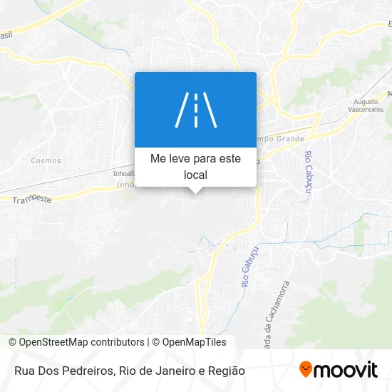Rua Dos Pedreiros mapa