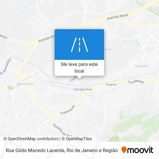 Rua Gildo Macedo Lacerda mapa