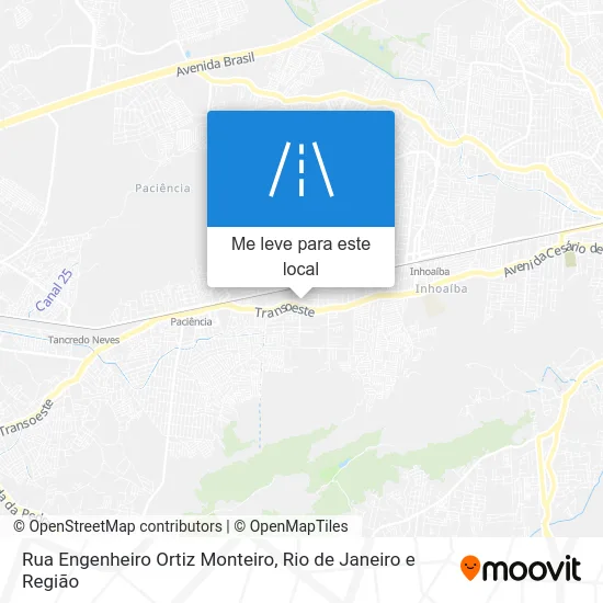 Rua Engenheiro Ortiz Monteiro mapa
