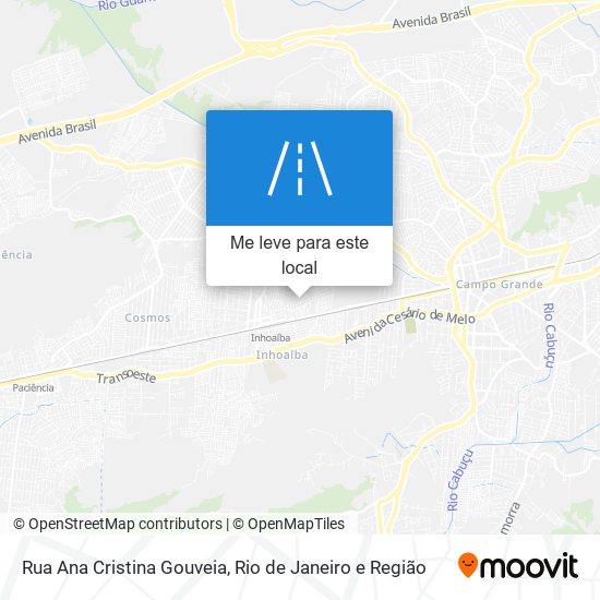 Rua Ana Cristina Gouveia mapa