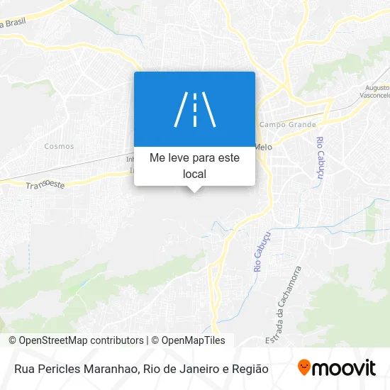 Rua Pericles Maranhao mapa