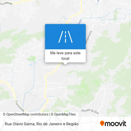 Rua Olavo Gama mapa