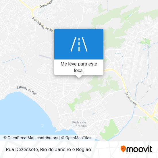 Rua Dezessete mapa