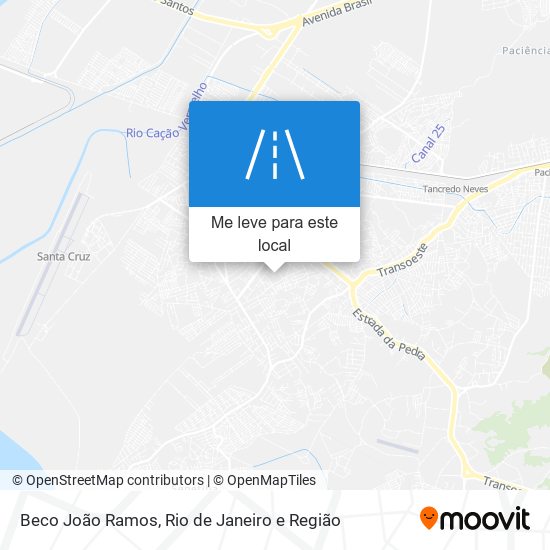 Beco João Ramos mapa