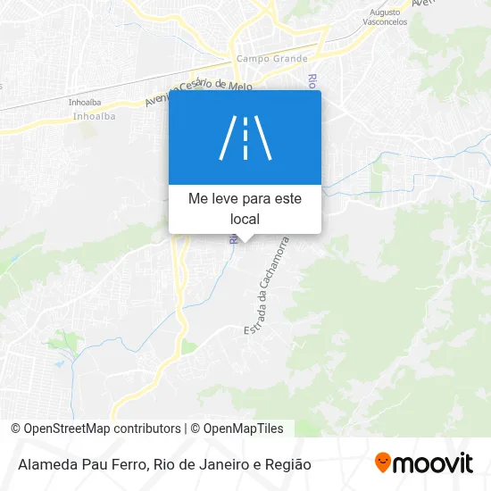 Alameda Pau Ferro mapa
