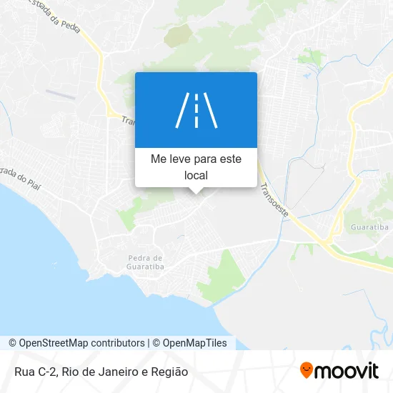 Rua C-2 mapa