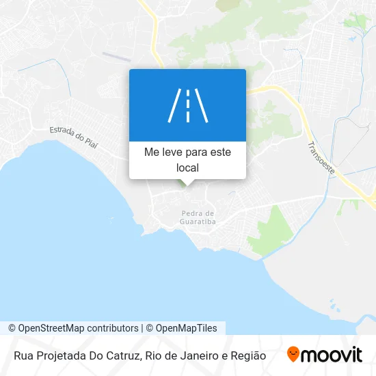 Rua Projetada Do Catruz mapa