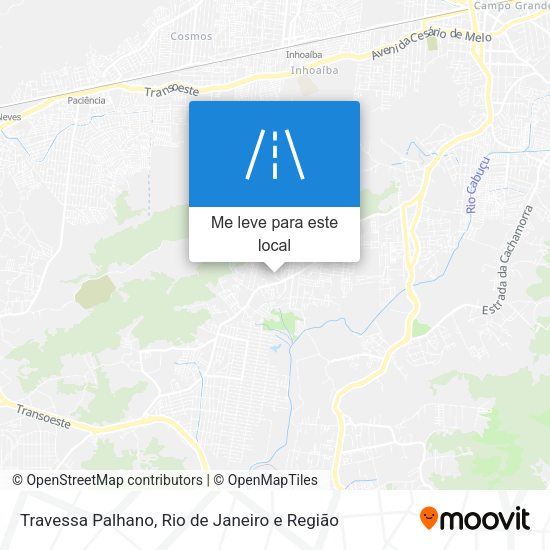 Travessa Palhano mapa