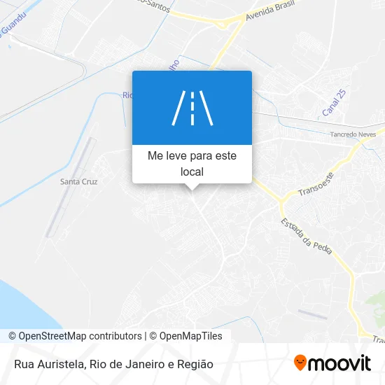 Rua Auristela mapa