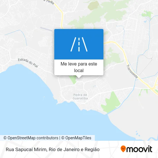 Rua Sapucaí Mirim mapa