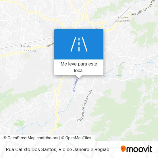Rua Calixto Dos Santos mapa