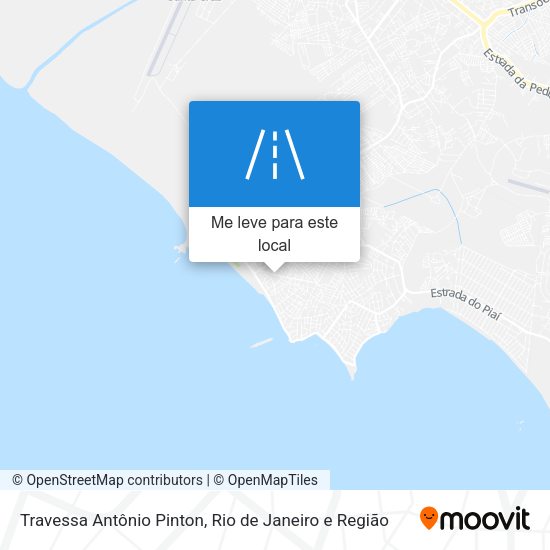 Travessa Antônio Pinton mapa