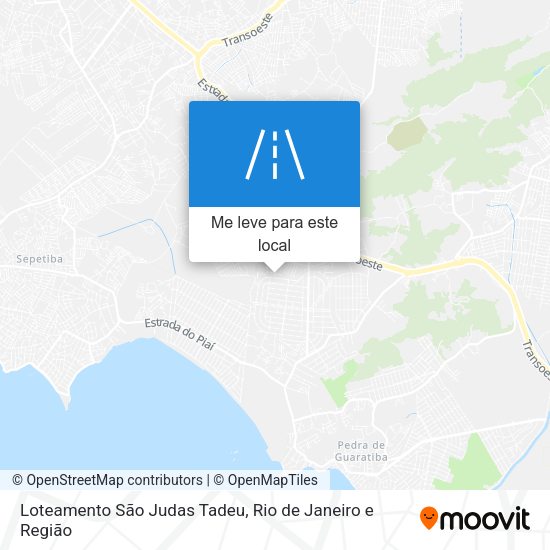 Loteamento São Judas Tadeu mapa