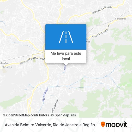 Avenida Belmiro Valverde mapa