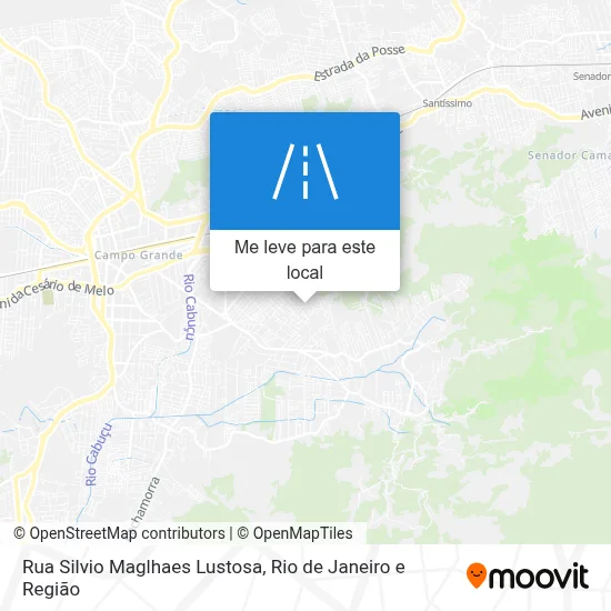 Rua Silvio Maglhaes Lustosa mapa