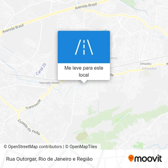 Rua Outorgar mapa