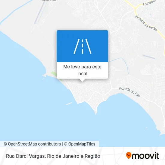 Rua Darci Vargas mapa