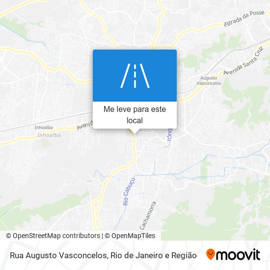 Rua Augusto Vasconcelos mapa