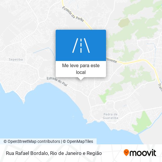 Rua Rafael Bordalo mapa